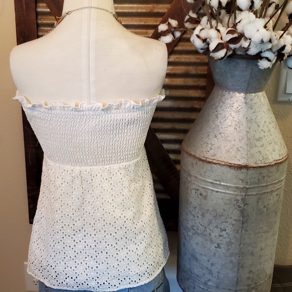 Express White Strapless tank - Picture 2 of 4
